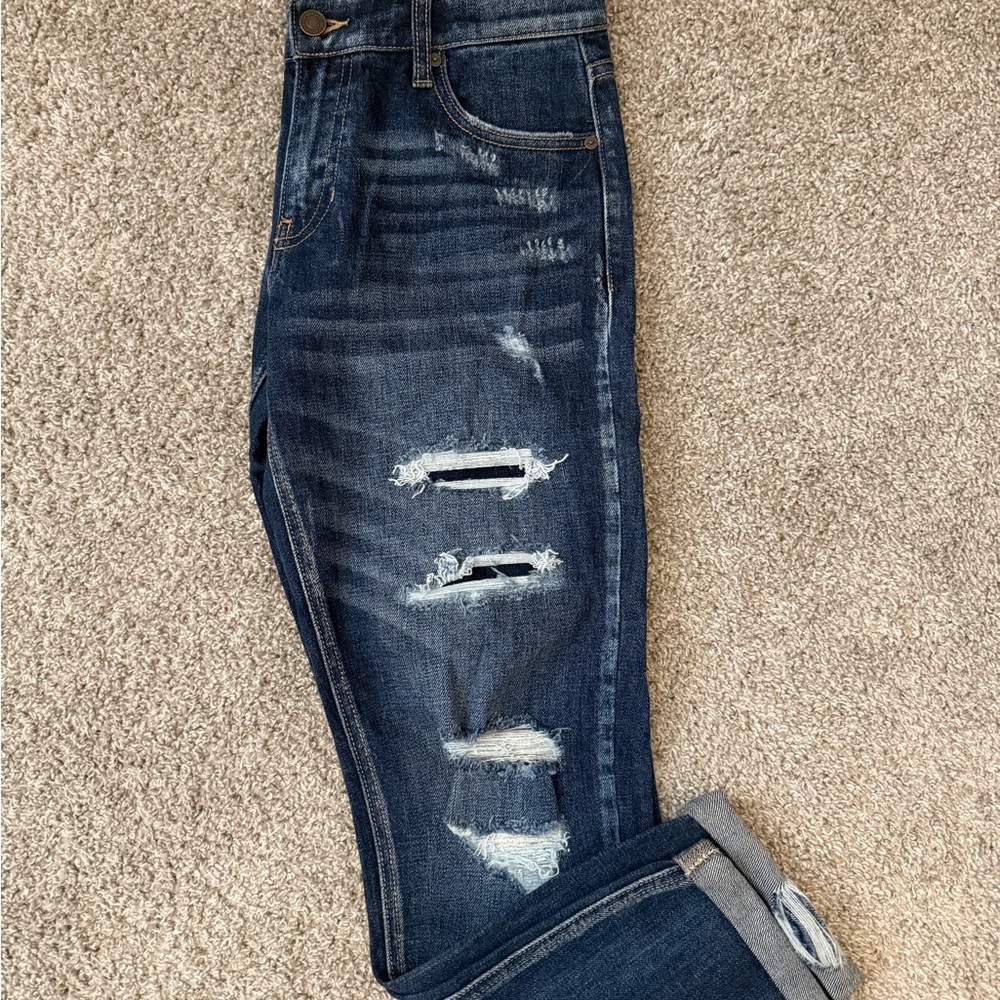 Distressed KanCan Blue Jeans